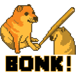 Bonk Meme – Ảnh Chế Chó Đập Đầu Go To Jail Hài 🔨