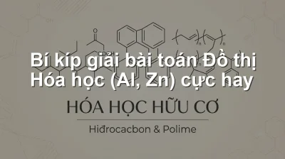 Bí kíp giải bài toán Đồ thị Hóa học (Al, Zn) cực hay