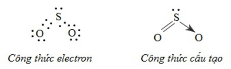 Cấu tạo phân tử SO<sub>2</sub> và công thức electron