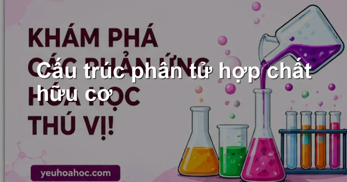 Cấu trúc phân tử hợp chất hữu cơ