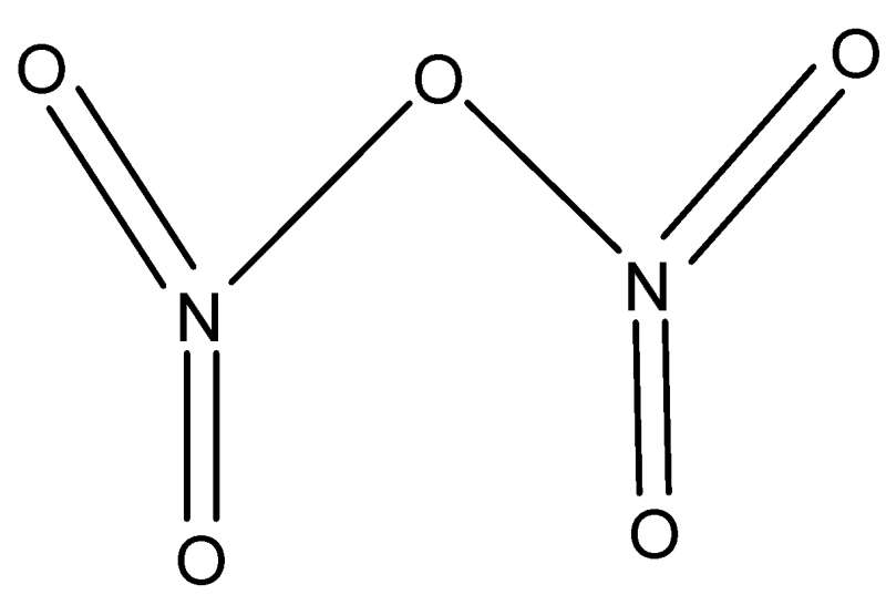 cau-truc-phan-tu-va-lien-ket-trong-n2o5 Cấu trúc phân tử và liên kết trong N2O5