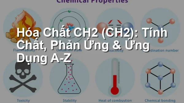 Hóa Chất CH2 (CH2): Tính Chất, Phản Ứng & Ứng Dụng A-Z