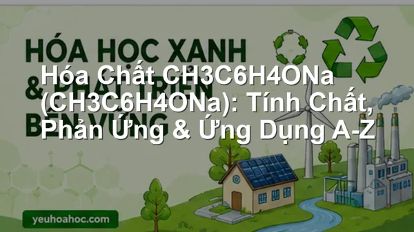 Hóa Chất CH3C6H4ONa (CH3C6H4ONa): Tính Chất, Phản Ứng & Ứng Dụng A-Z