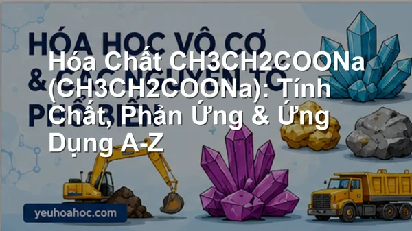 Hóa Chất CH3CH2COONa (CH3CH2COONa): Tính Chất, Phản Ứng & Ứng Dụng A-Z