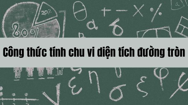 Công thức tính chu vi diện tích đường tròn và cách áp dụng trong toán học