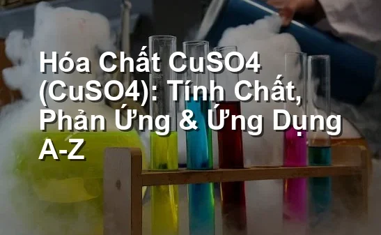 Hóa Chất CuSO4 (CuSO4): Tính Chất, Phản Ứng & Ứng Dụng A-Z