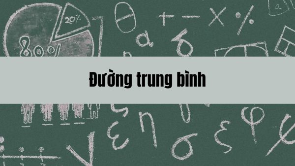 Đường trung bình trong hình học: Công thức, tính chất và ứng dụng thực tế