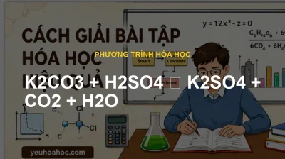 K2CO3 + H2SO4 ⟶ K2SO4 + CO2 + H2O