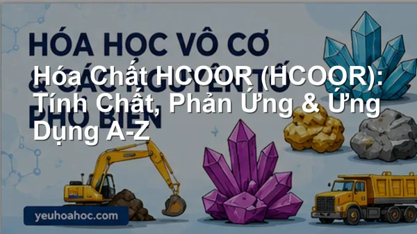 Hóa Chất HCOOR (HCOOR): Tính Chất, Phản Ứng & Ứng Dụng A-Z