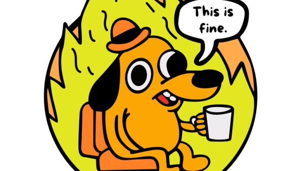 This Is Fine Meme – Ảnh Chế Chó Ngồi Trong Lửa Huyền Thoại 🔥