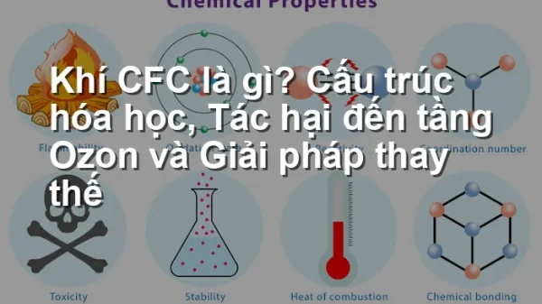 Khí CFC là gì? Cấu trúc hóa học, Tác hại đến tầng Ozon và Giải pháp thay thế