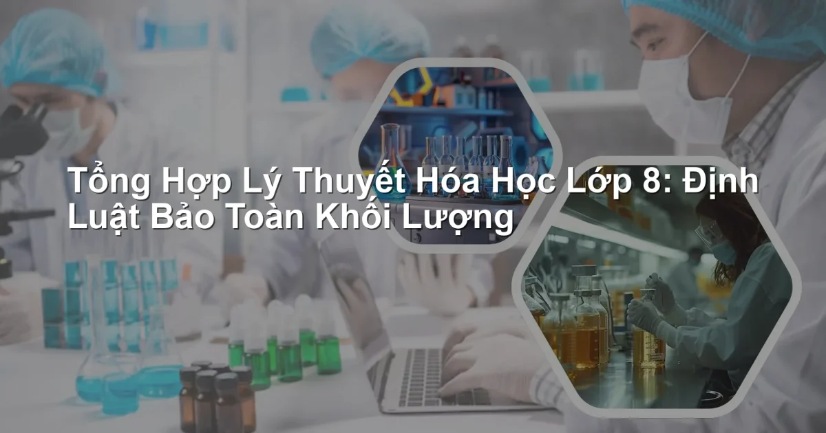 Tổng Hợp Lý Thuyết Hóa Học Lớp 8: Định Luật Bảo Toàn Khối Lượng