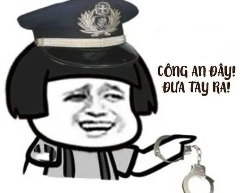 Meme Công An – Ảnh Chế Meme Cảnh Sát Tình Huống Hài Hước 👮