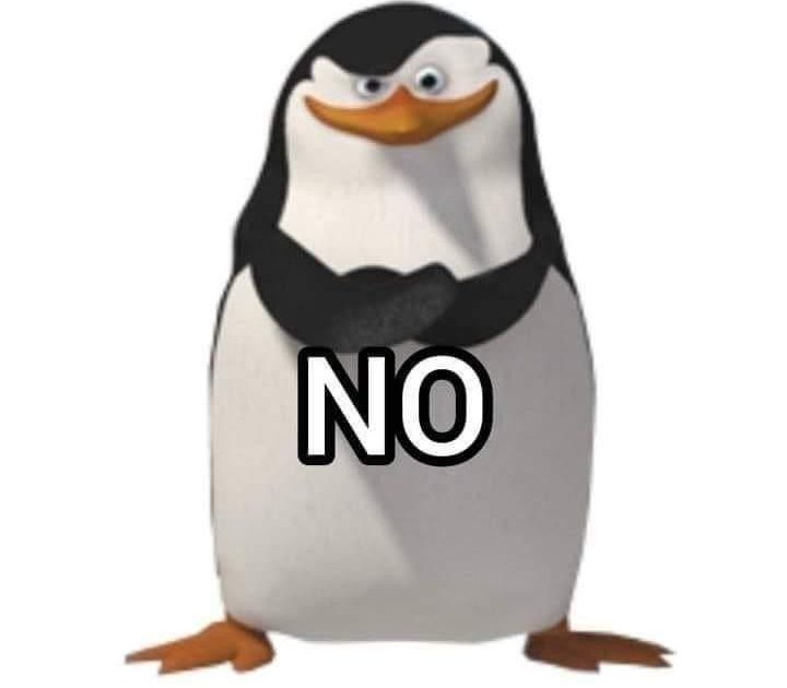Meme No – Ảnh Chế Biểu Cảm Từ Chối Nói Không Hài 🙅