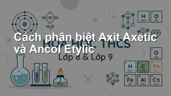Cách phân biệt Axit Axetic và Ancol Etylic