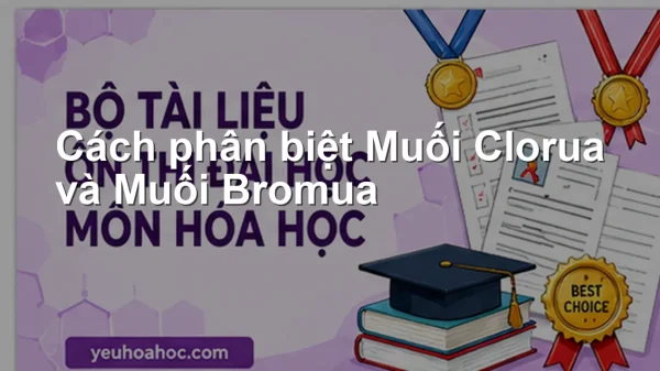 Cách phân biệt Muối Clorua và Muối Bromua