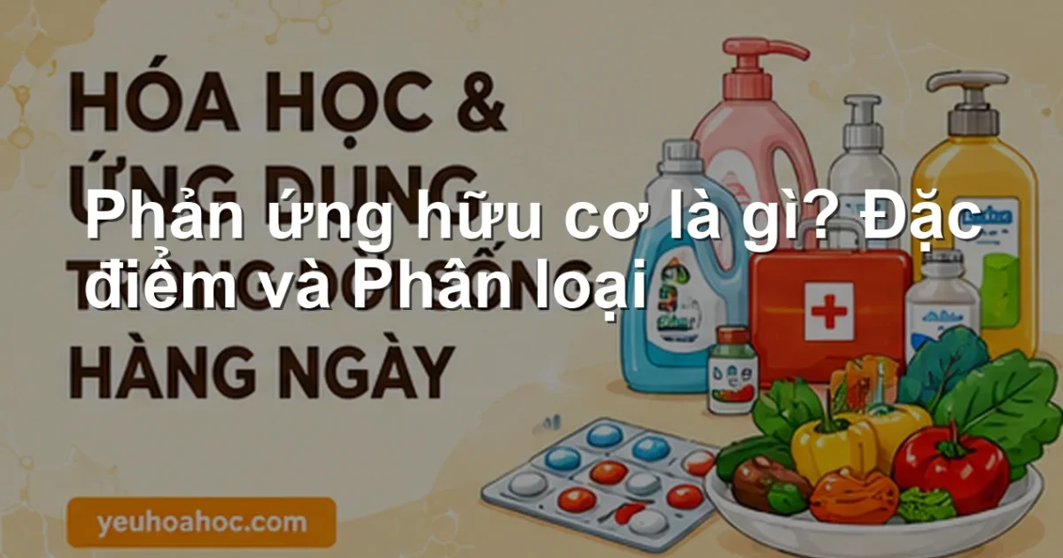 Phản ứng hữu cơ là gì? Đặc điểm và Phân loại