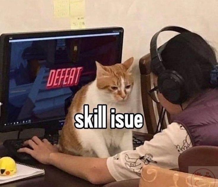 Skill Issue Meme – Ảnh Chế Vấn Đề Kỹ Năng Hài Hước 🎮