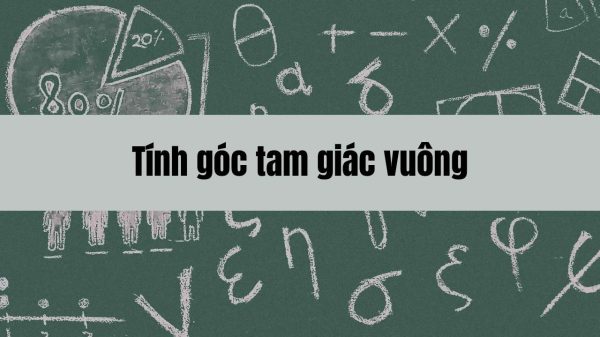 Tính góc tam giác vuông: công thức, cách tính và ứng dụng trong toán học