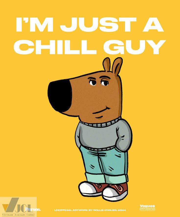 Chill Guy Meme – Ảnh Chế Chó Bình Thản Hot TikTok 🐕 73 Chill guy vui vẻ meme chế