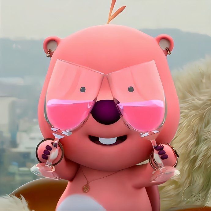 Loopy Meme – Ảnh Chế Hải Ly Hồng Cute Đang Hot 🦫 97 Loopy yêu quá