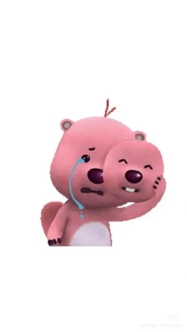 Loopy Meme – Ảnh Chế Hải Ly Hồng Cute Đang Hot 🦫 9 Meme Loopy ngáo cute