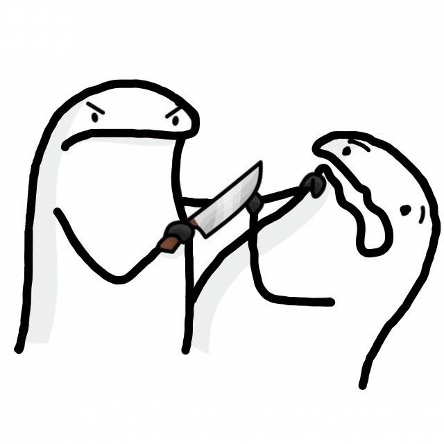 Meme Cầm Dao – Ảnh Chế Đe Dọa Hài Hước Troll Bạn Bè 🔪 54 Nói thêm một câu nữa là có chuyện thật đó